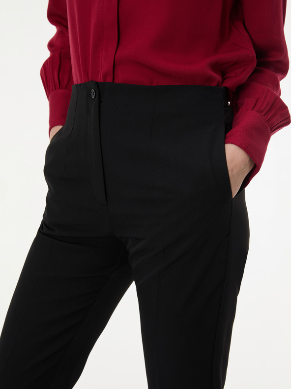 Orsay Čierne dámske rovné nohavice ORSAY