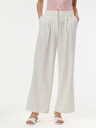 Orsay Krémové dámske široké nohavice ORSAY