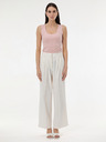 Orsay Krémové dámske široké nohavice ORSAY