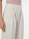 Orsay Krémové dámske široké nohavice ORSAY