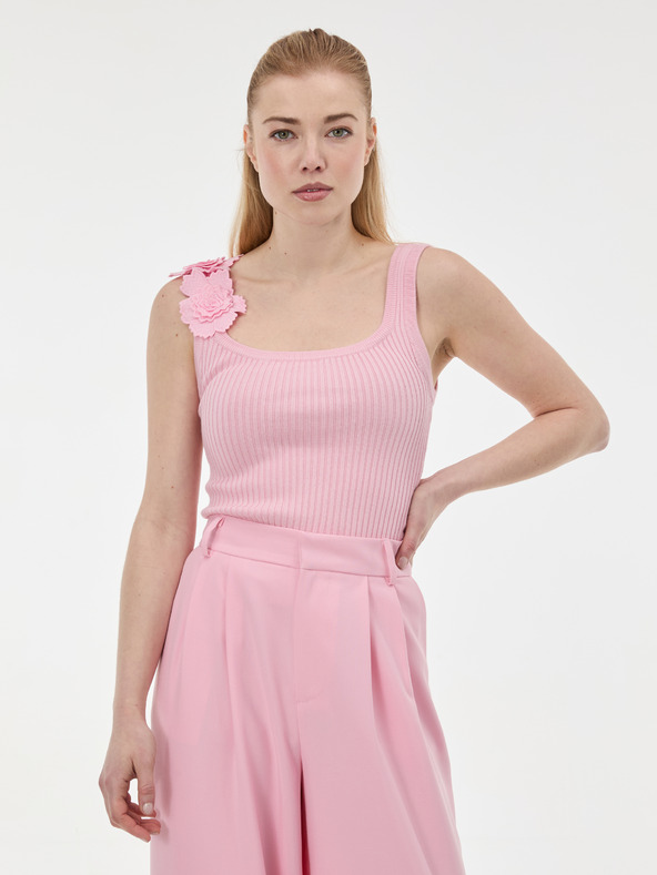 Orsay Svetloružové dámske tielko s aplikáciou ORSAY