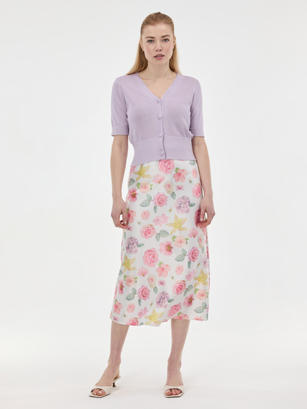 Orsay Svetlofialový dámsky kardigán s krátkym rukávom ORSAY