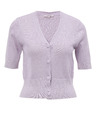 Orsay Svetlofialový dámsky kardigán s krátkym rukávom ORSAY
