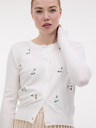 Orsay Krémový dámsky kardigán s výšivkou ORSAY