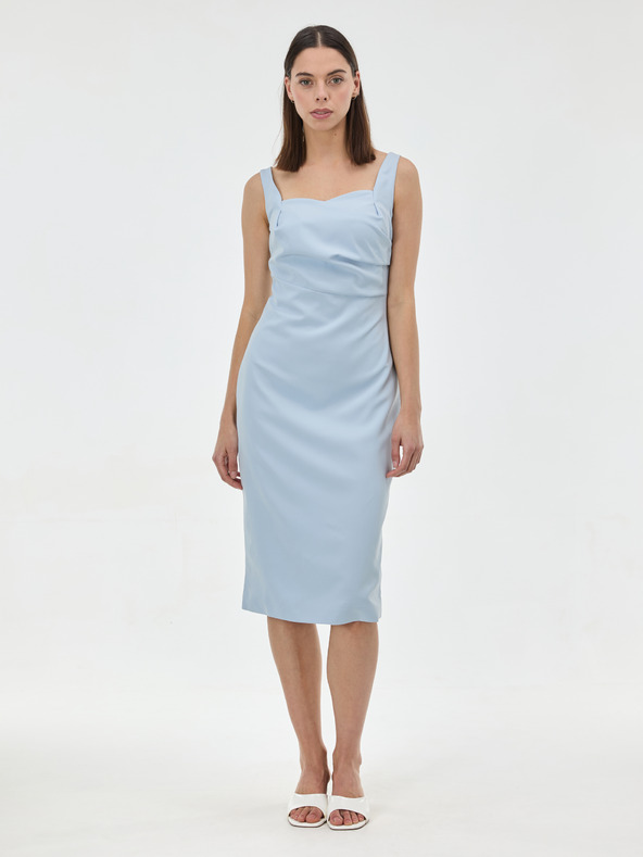Orsay Svetlomodré dámske midi šaty ORSAY