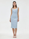 Orsay Svetlomodré dámske midi šaty ORSAY