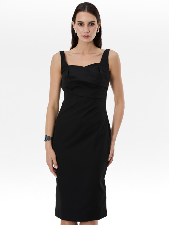 Orsay Čierne dámske plášťové šaty ORSAY