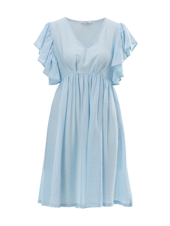 Orsay Svetlomodré dámske šaty ku kolenám ORSAY