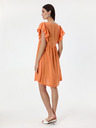 Orsay Oranžové dámske šaty ku kolenám ORSAY