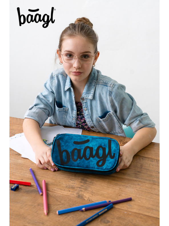 BAAGL  Modrý školský peračník Baagl Ocean