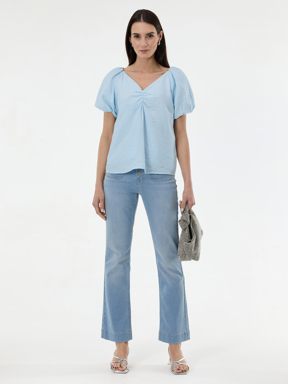 Orsay Svetlomodrá dámska blúzka ORSAY