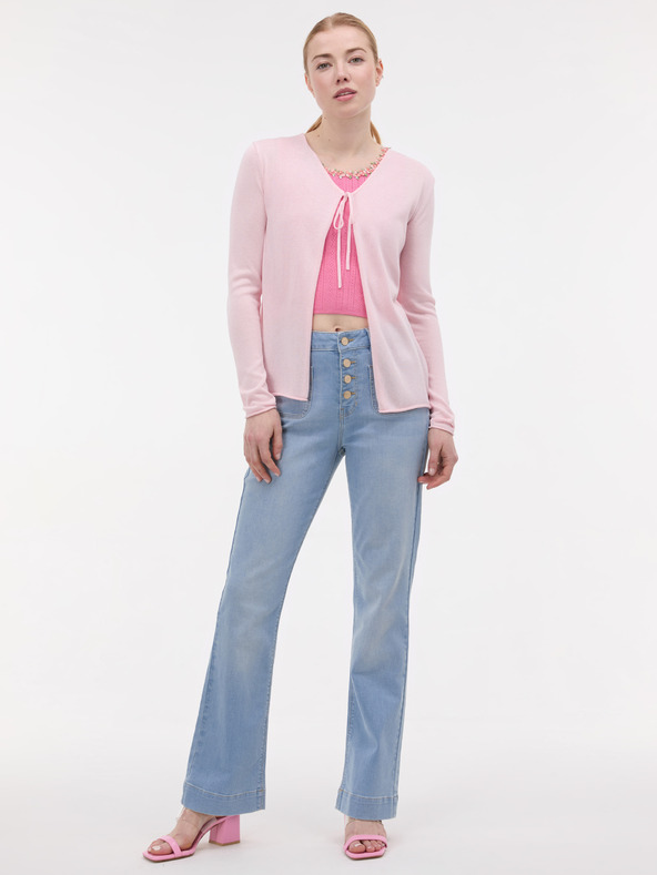 Orsay Svetloružový dámsky kardigan ORSAY