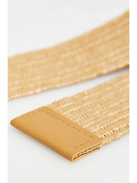 Moodo Pletený pásik béžový Moodo