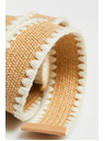 Moodo Pletený pásik béžový Moodo