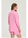 Moodo Sako s 3/4 rukávmi ružové Moodo