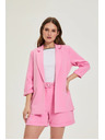 Moodo Sako s 3/4 rukávmi ružové Moodo