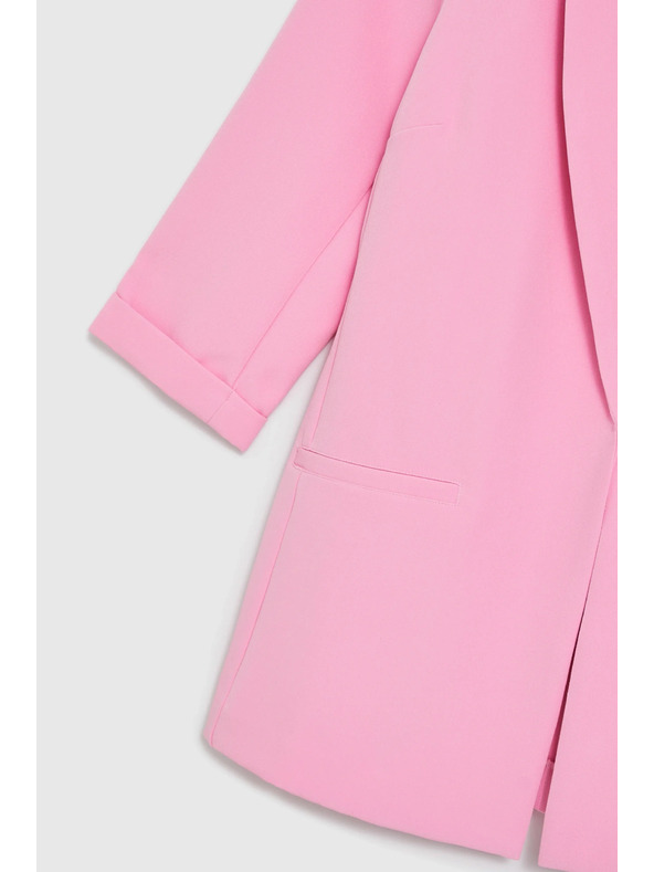 Moodo Sako s 3/4 rukávmi ružové Moodo