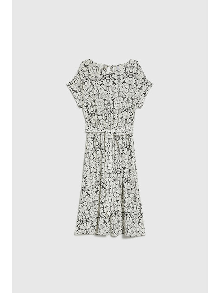 Moodo Čierne viskózové šaty Moodo