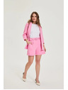 Moodo Šortky s páskom ružové Moodo