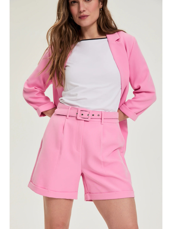 Moodo Šortky s páskom ružové Moodo
