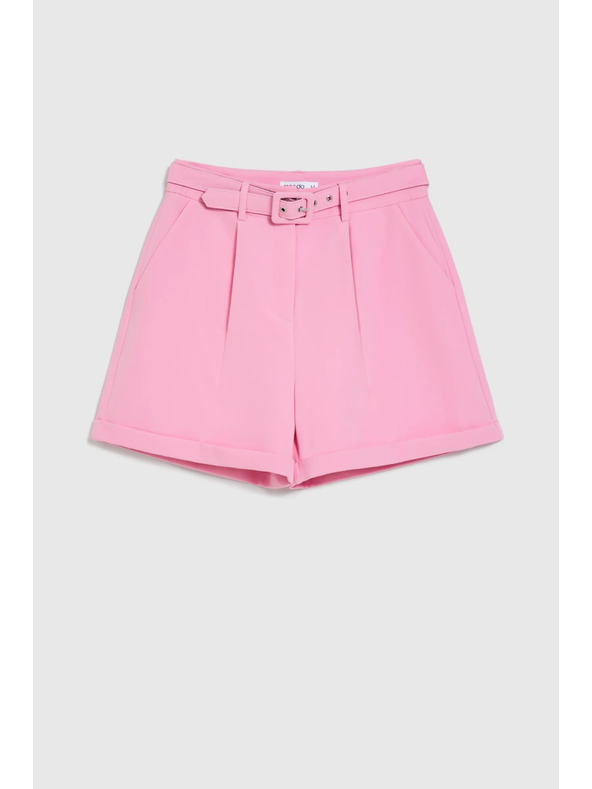 Moodo Šortky s páskom ružové Moodo