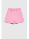 Moodo Šortky s páskom ružové Moodo