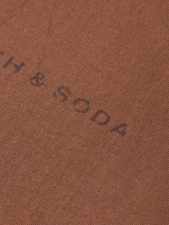 Scotch & Soda Pánske voľné tričko s nápisom