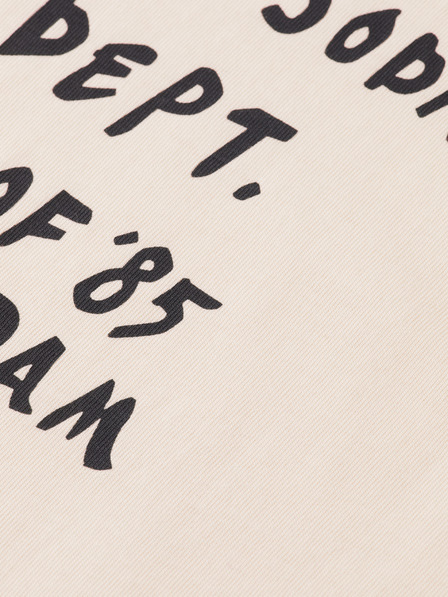 Scotch & Soda Dámske krémové tričko s nápisom