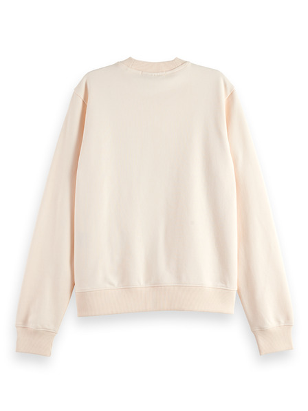 Scotch & Soda Dámska krémová mikina s nápisom