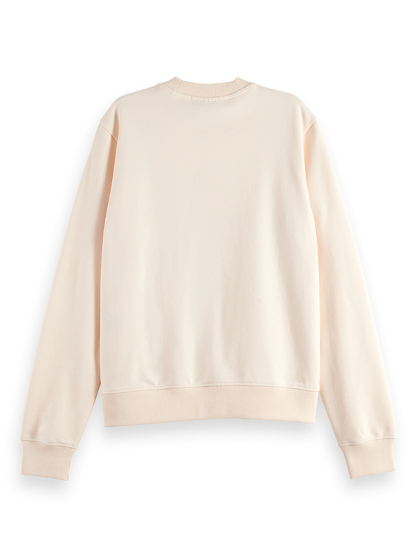 Scotch & Soda Dámska krémová mikina s nápisom