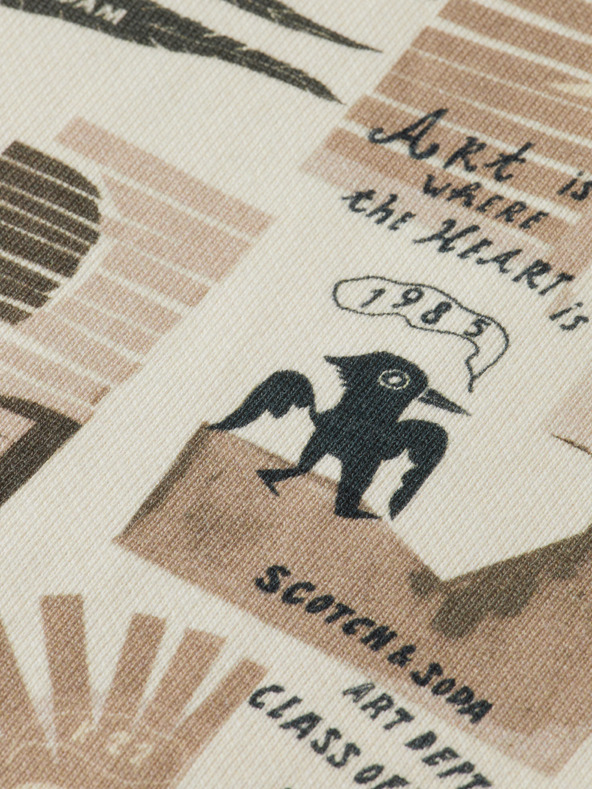 Scotch & Soda Dámska vzorovaná mikina