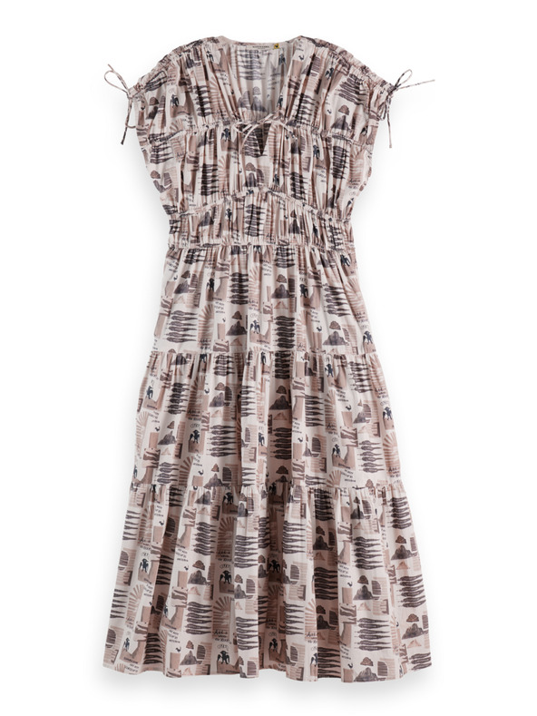 Scotch & Soda Dámske voľné midi šaty