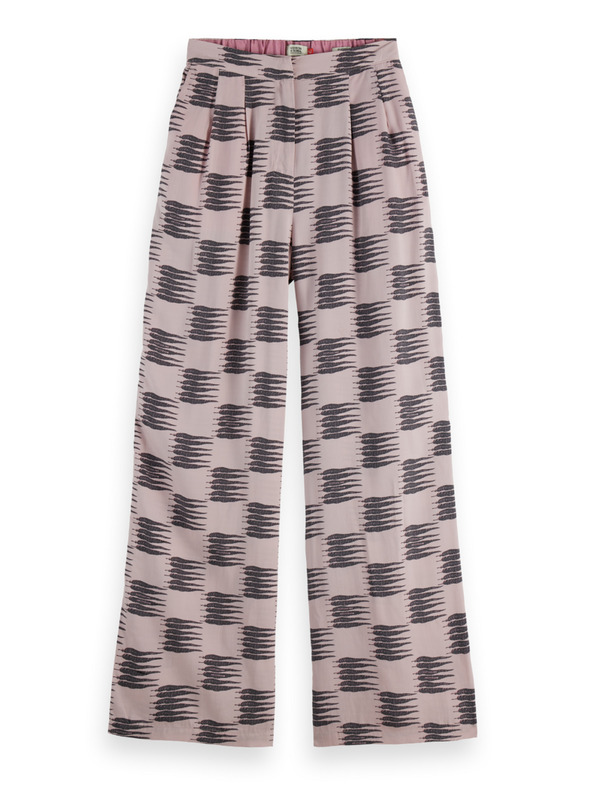 Scotch & Soda Ružové voľné nohavice Eleni