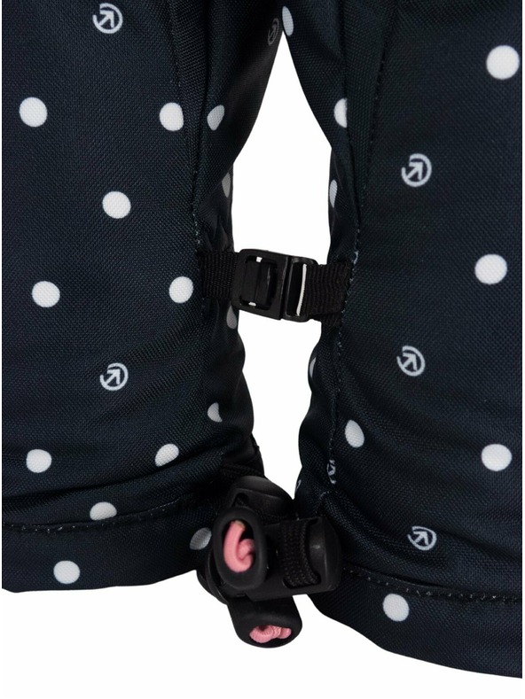 Meatfly Meatfly detské rukavice Slayer Black Dots