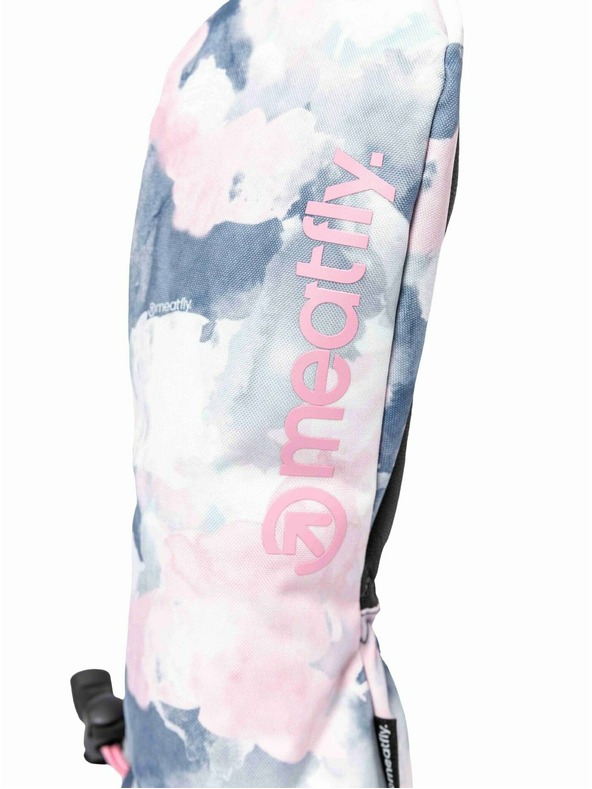 Meatfly Meatfly detské rukavice Slayer Clouds Pink