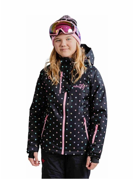 Meatfly Meatfly detská SNB & SKI bunda Deliah Dusty Color Dots