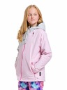 Meatfly Meatfly detská SNB & SKI bunda Deliah Grey/Pastel Pink