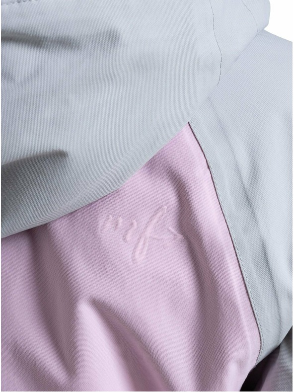 Meatfly Meatfly detská SNB & SKI bunda Deliah Grey/Pastel Pink