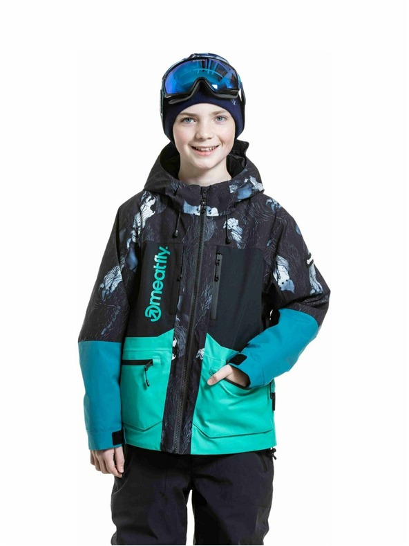 Meatfly Meatfly detská SNB & SKI bunda Bangito Deep Lake
