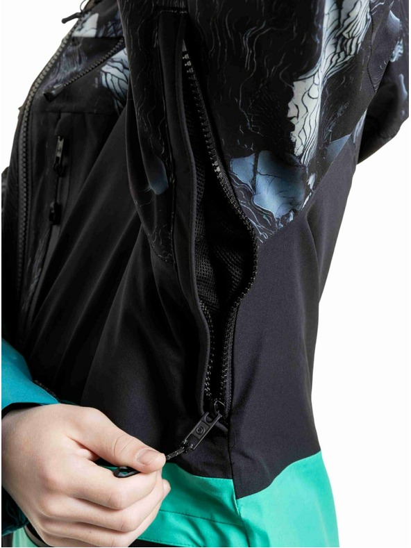 Meatfly Meatfly detská SNB & SKI bunda Bangito Deep Lake