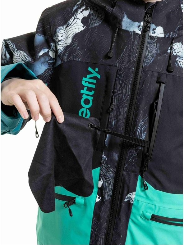 Meatfly Meatfly detská SNB & SKI bunda Bangito Deep Lake