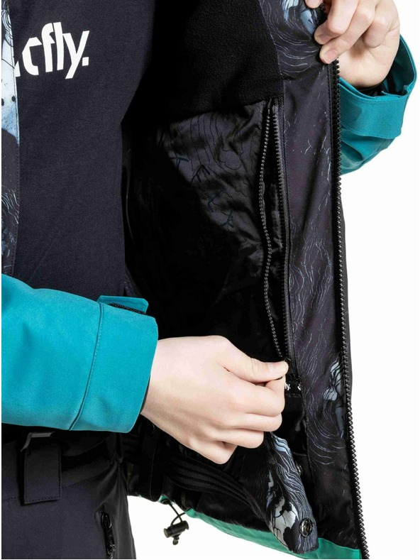 Meatfly Meatfly detská SNB & SKI bunda Bangito Deep Lake