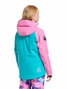 Meatfly Meatfly detská SNB & SKI bunda Deliah Hot Pink/Turquoise