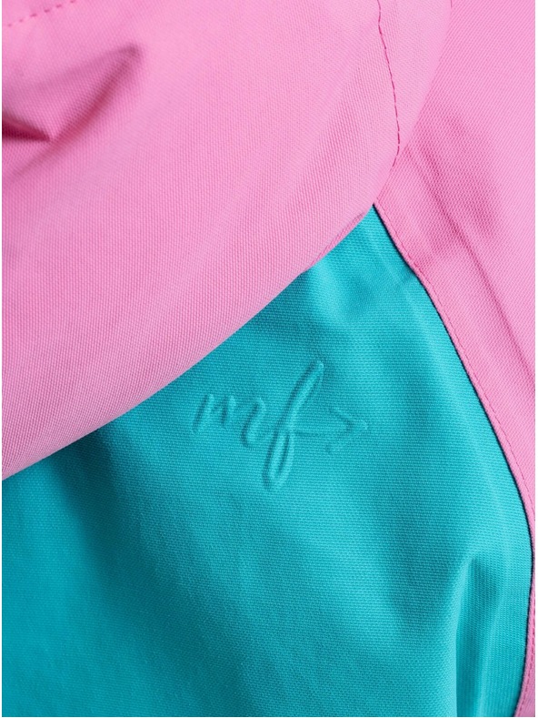 Meatfly Meatfly detská SNB & SKI bunda Deliah Hot Pink/Turquoise