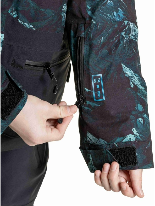 Meatfly Meatfly detská SNB & SKI bunda Bangito Green Mountains