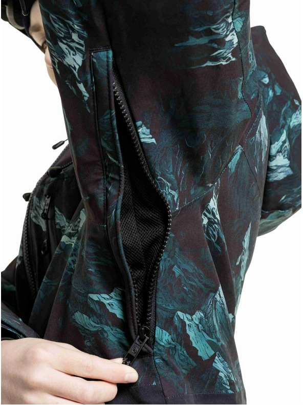 Meatfly Meatfly detská SNB & SKI bunda Bangito Green Mountains