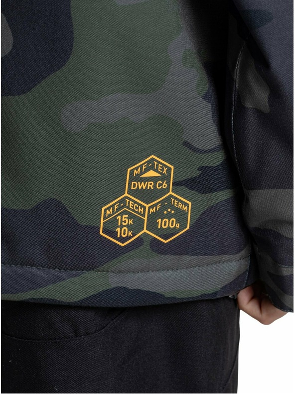 Meatfly Meatfly detská SNB & SKI bunda Bangito Rampage Camo