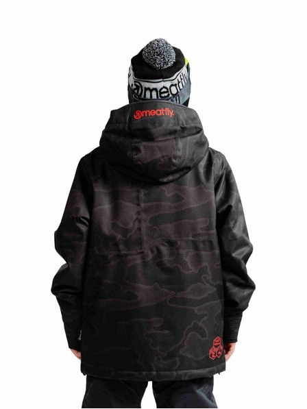 Meatfly Meatfly detská SNB & SKI bunda Bangito Morph Black