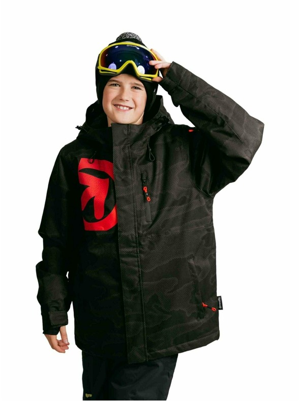 Meatfly Meatfly detská SNB & SKI bunda Bangito Morph Black
