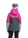 Meatfly Meatfly detská SNB & SKI bunda Deliah Grey Dark / Pink